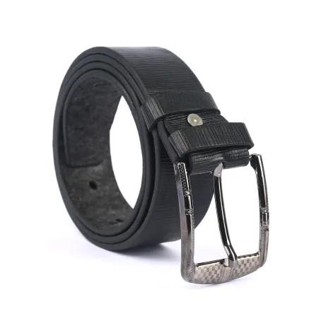 Long Lasting Black Artificial Leather Belt For Men