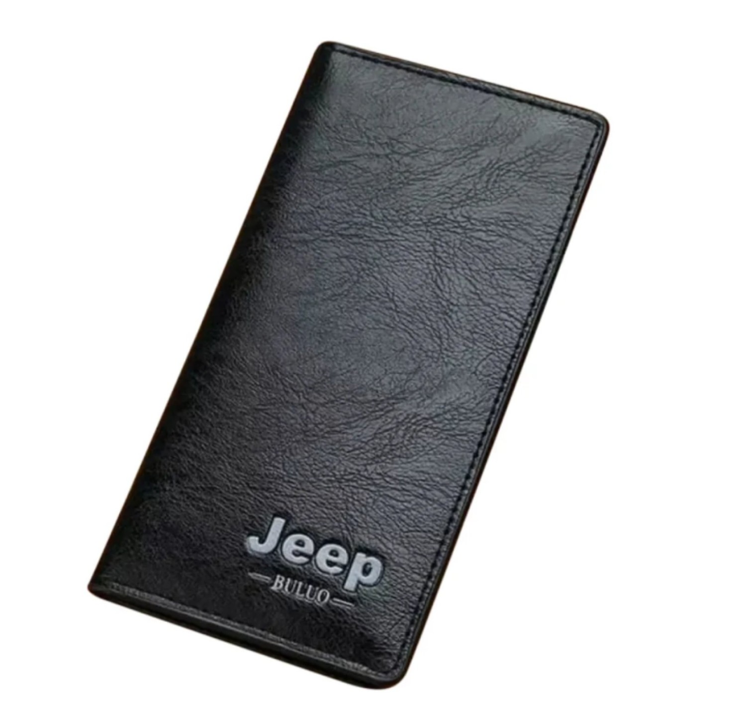 Jeep Chocolate High quality High Capacity Artificial Leather Long Wallet for Man